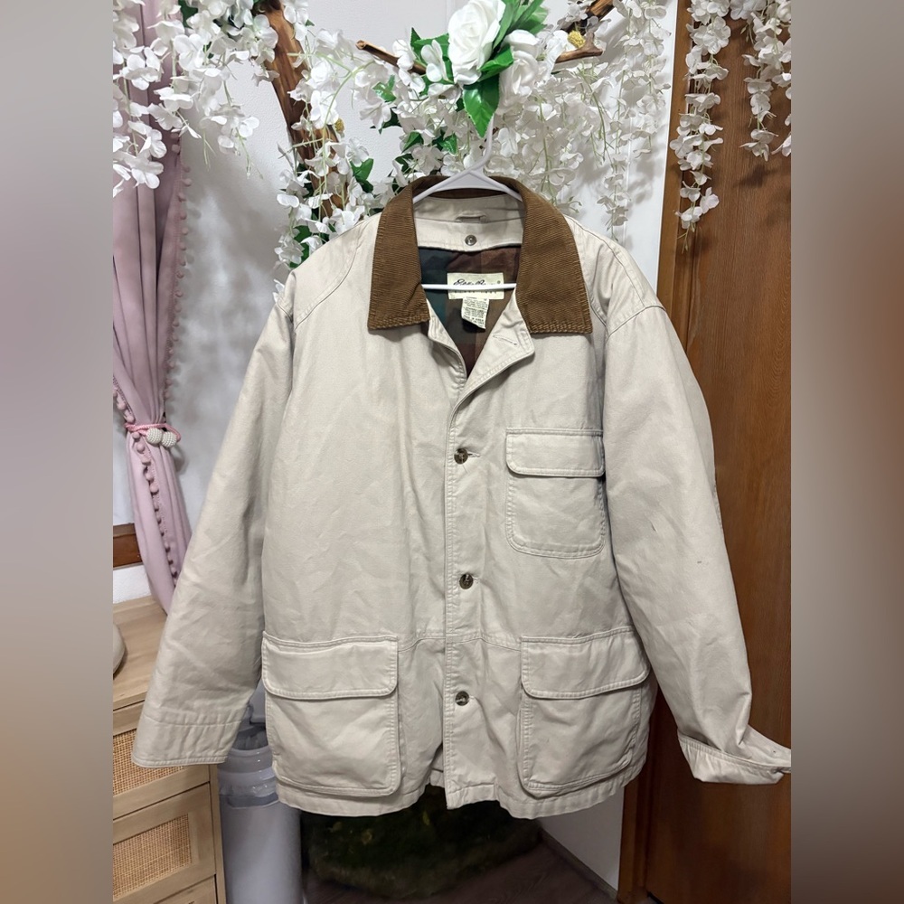 Eddie Bauer Vintage Barn Jacket with Goose down feathers 🪶